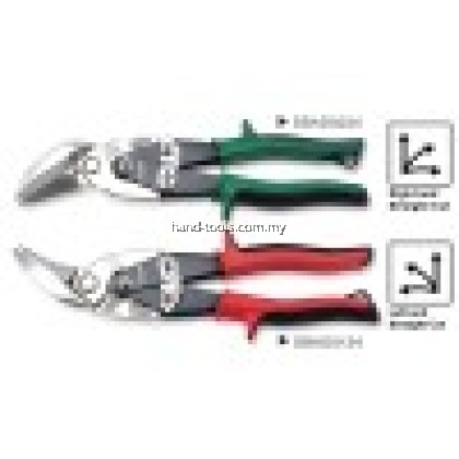 Toptul SBAD0224 Right cut 35mm L Offset Tin Snips 240mm L